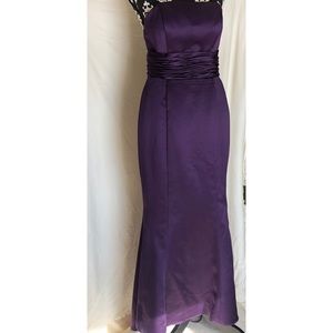 Plum Evening Gown